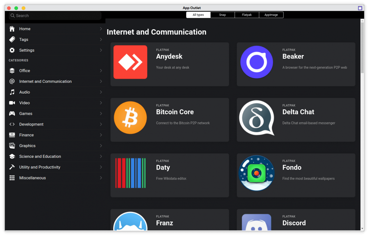 App Outlet: τρία Linux app stores, μία desktop εφαρμογή – Ανοιχτό λογισμικό